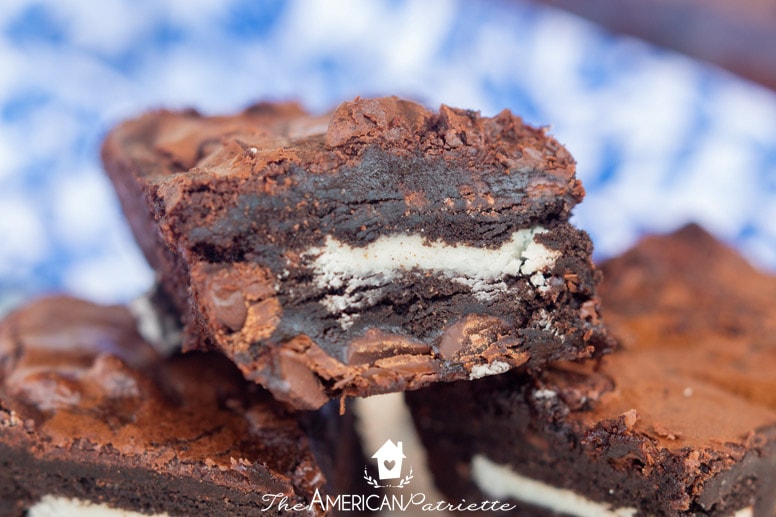 Triple Chocolate Fudgy Oreo Brownies 17