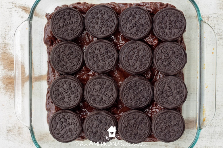 Triple Chocolate Fudgy Oreo Brownies