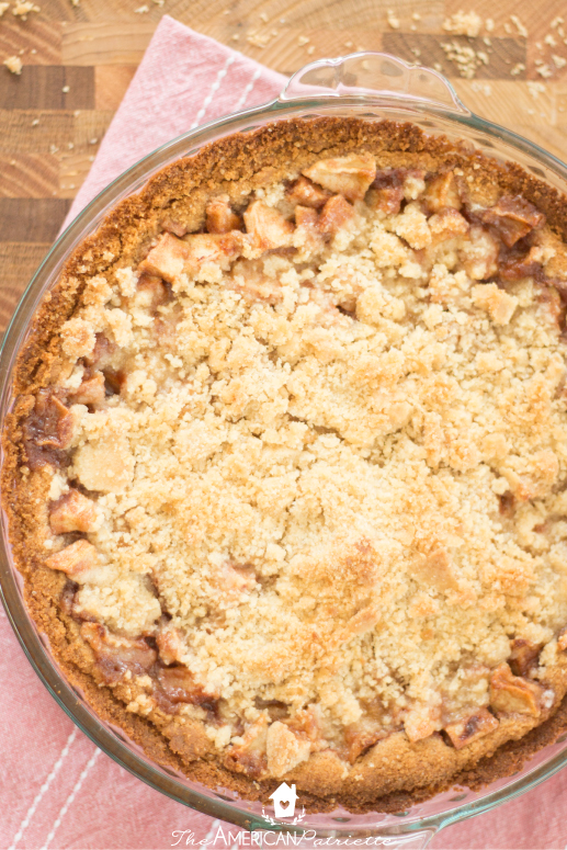 Apple Crisp Pie - The American Patriette