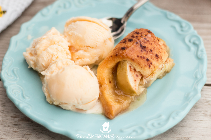 Easy Crescent Roll Apple Dumplings