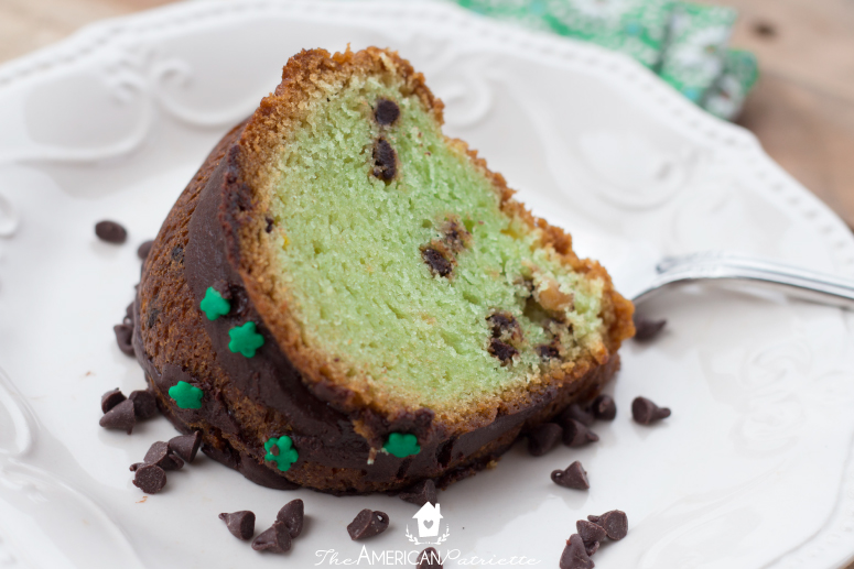 Dissolve-in-your-Mouth Chocolate Chip Pistachio Pudding Cake