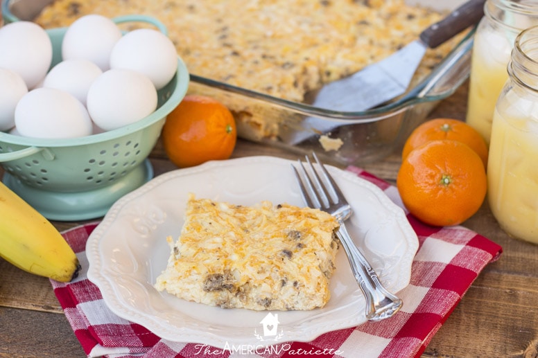 The Best (and easiest) breakfast casserole recipe ever