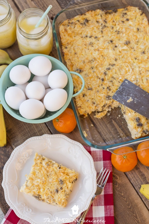 The Best (and easiest) breakfast casserole recipe ever