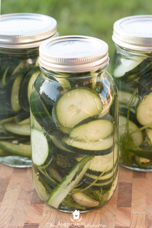 homemade spicy refrigerator pickles