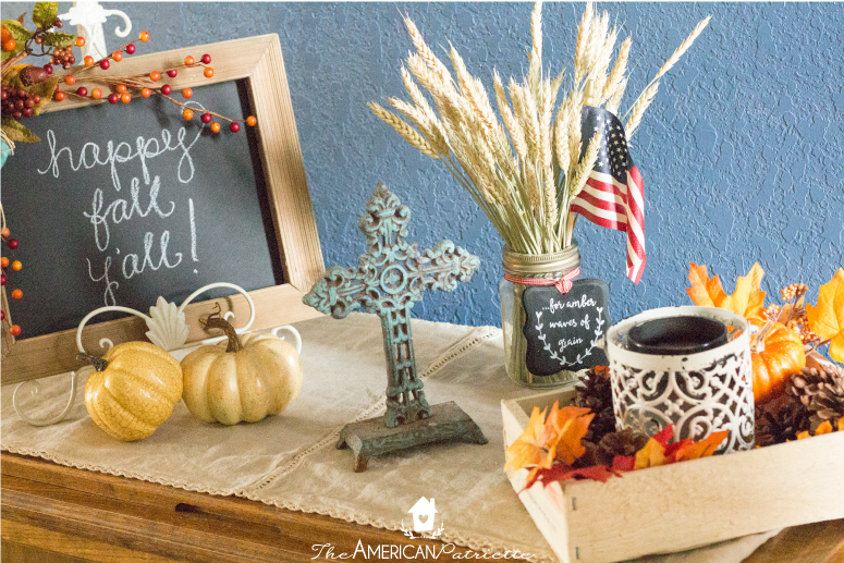 Welcoming Fall Entryway Table