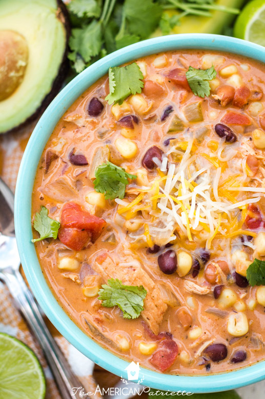 Easy creamy enchilada soup