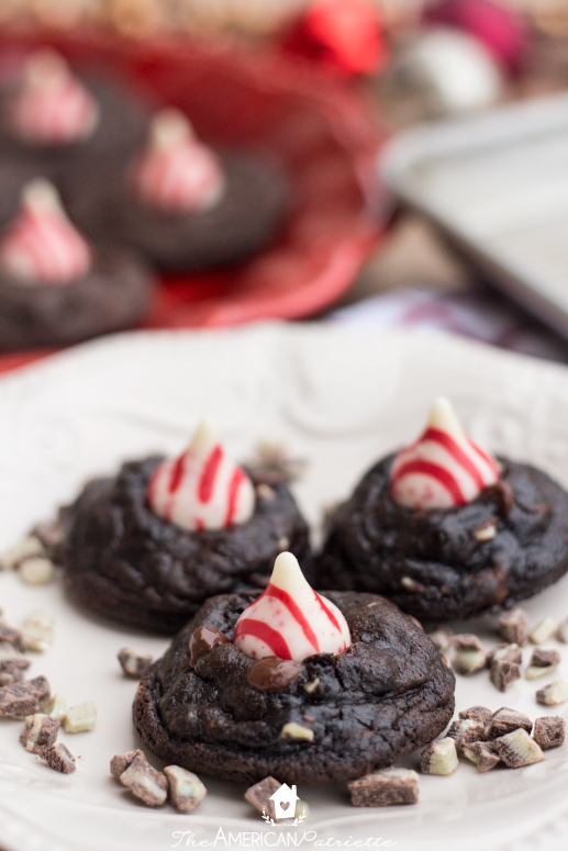 Triple Chocolate Peppermint Christmas Cookies