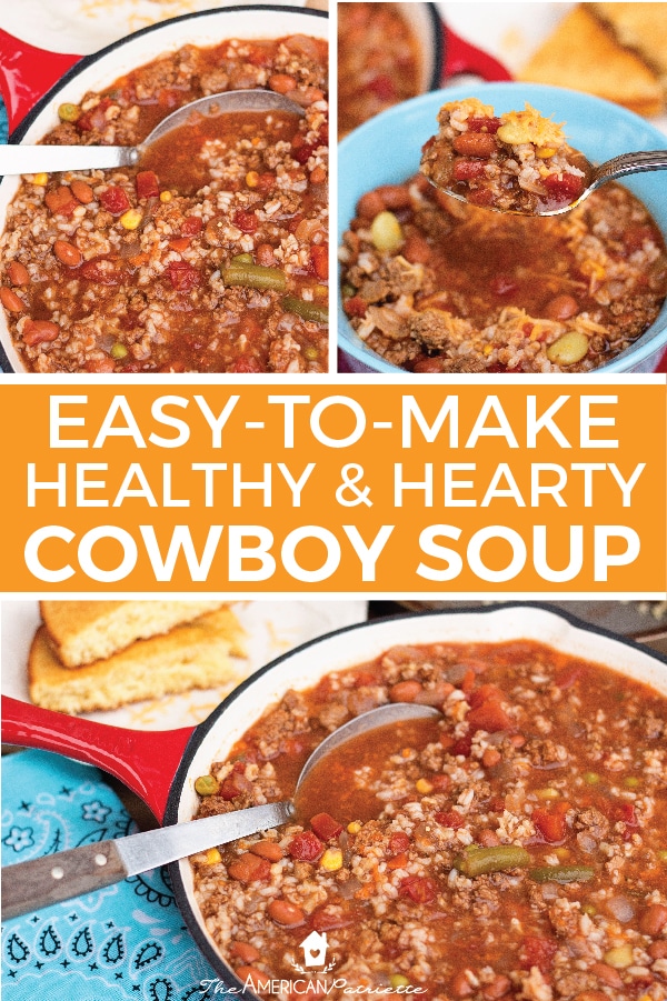 Easy Healthy and Hearty One Pot Cowboy Soup