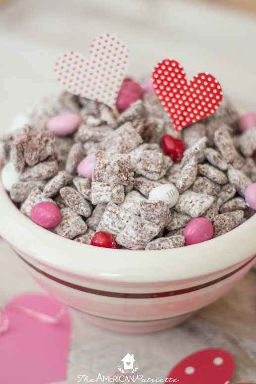 Strawberry Nutella Valentine Puppy Chow - The American ...