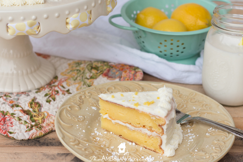 Moist Citrus Pudding Cake with Lime Basil Buttercream Frosting - The ...