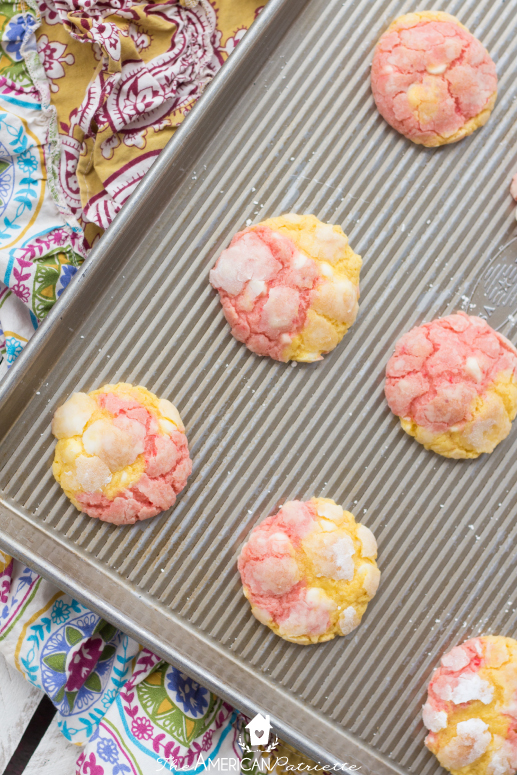 Strawberry Lemonade Cake Mix Cookies - Absolutely Delicious & Easy to Make!