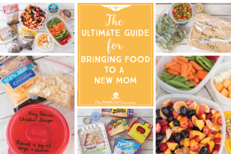 The Ultimate Guide for Bringing Food to A New Mom The American Patriette