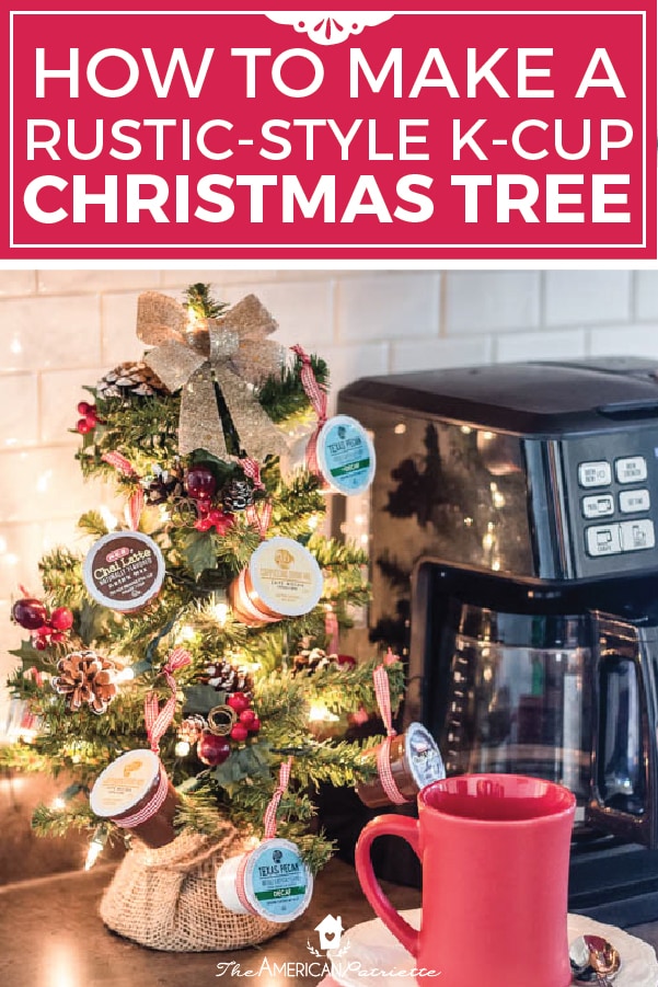 DIY K-Cup Christmas Tree for the Kitchen