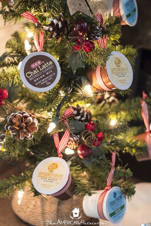 How to Make a K-Cup Coffee Christmas Tree - The American Patriette