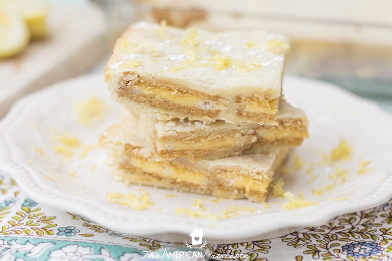 Tangy Lemon Oreo Fudge Bars