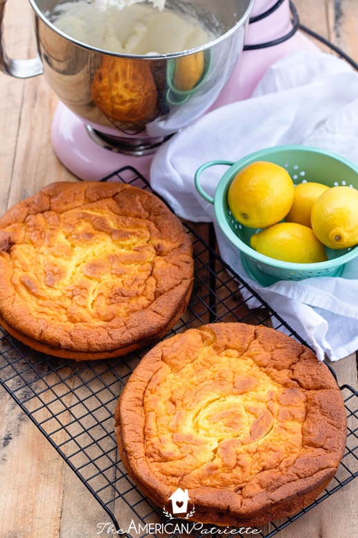 The Best Ever Lemon Cake Made with Pudding and Lemon Buttercream Frosting