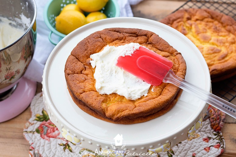 The Best Ever Lemon Cake Made with Pudding and Lemon Buttercream Frosting