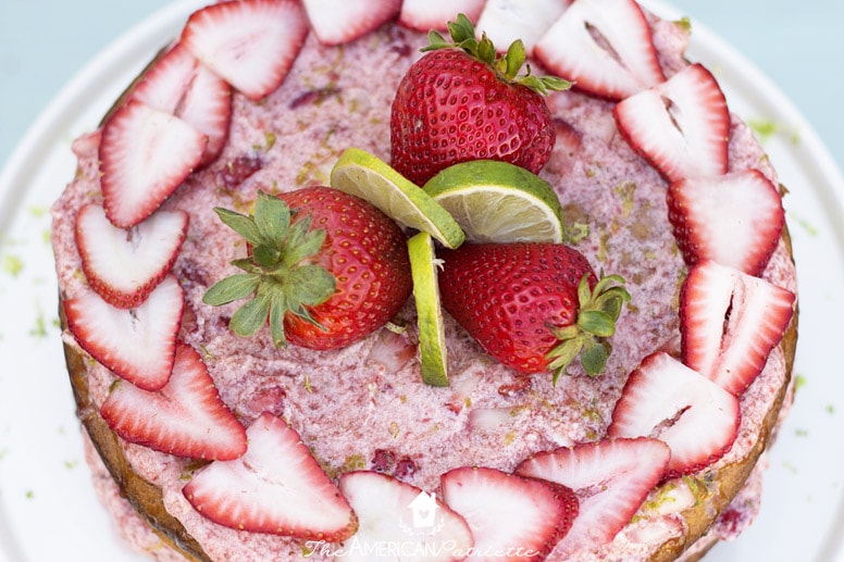 Delicious Strawberry Limeade Layer Cake