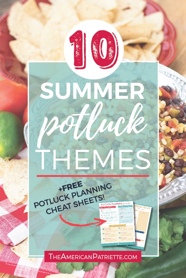Summer Potluck Theme Ideas Free Potluck Printables The American