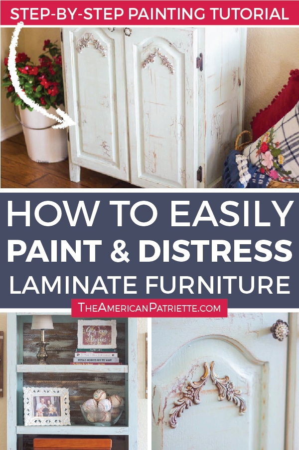 How to Paint Laminate Furniture, The Right Way!