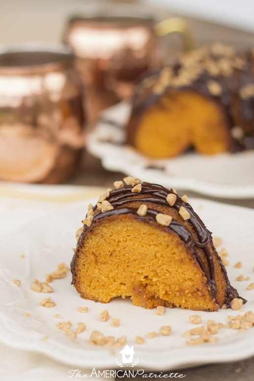 Easy and Moist Mocha Butterscotch Bundt Cake