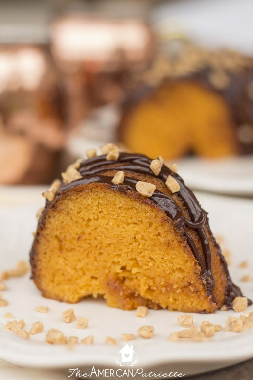 Easy and Moist Mocha Butterscotch Bundt Cake