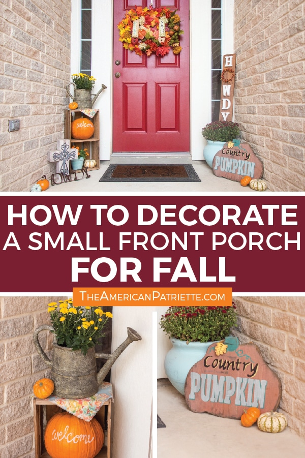 Fall Decor for a Small Front Porch