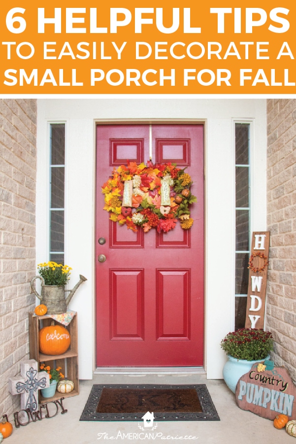 Fall Decor for a Small Front Porch