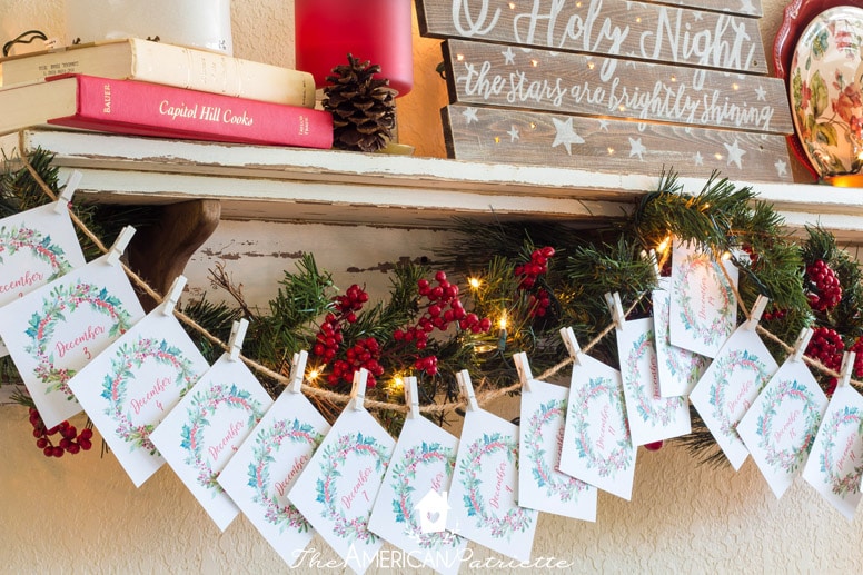 Free Printable Advent Calendar with Scriptures