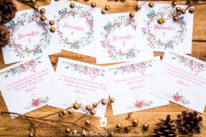 Free Printable Advent Calendar with Scriptures - The American Patriette