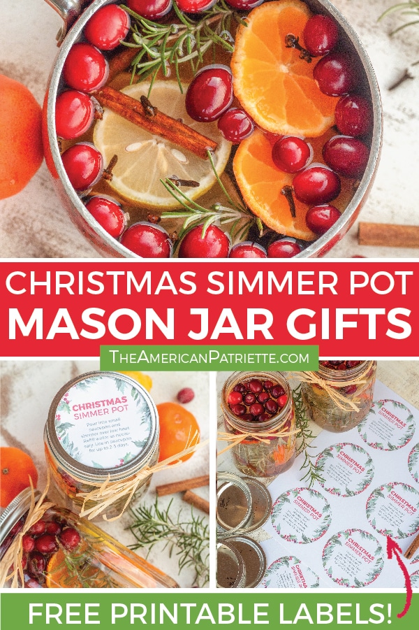 Easy Holiday Neighbor Gift Idea - Christmas Pot Simmer & Tag