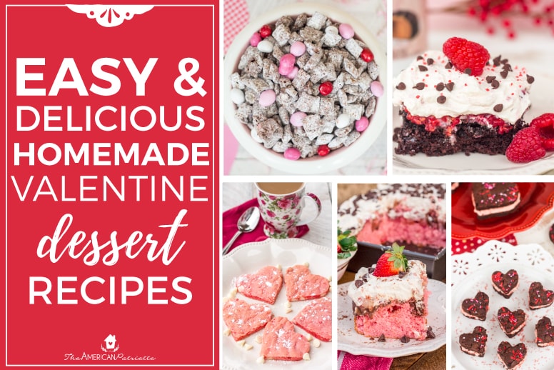 Easy and Delicious Homemade Valentine's Day Dessert Recipes