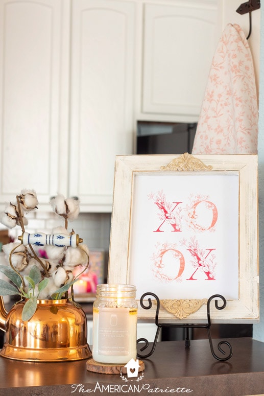 Easy Farmhouse-Style Valentine Home Decor Ideas for your Kitchen - The  American Patriette