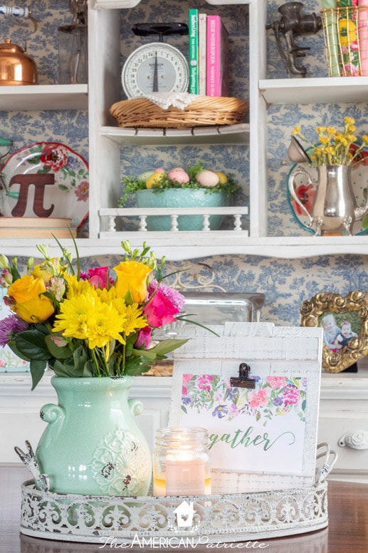 14+ Easy & Colorful Rustic Spring Farmhouse Decorating Ideas