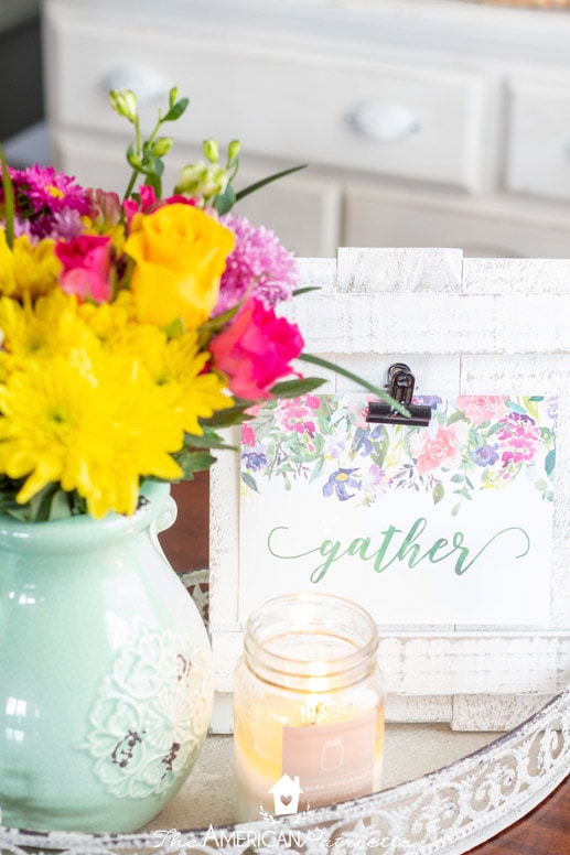 Easy Spring Farmhouse Centerpiece