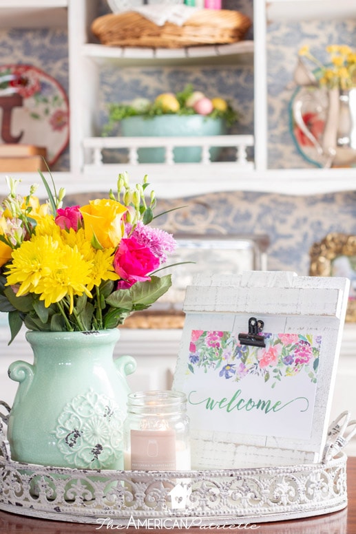 14+ Easy & Colorful Rustic Spring Farmhouse Decorating Ideas