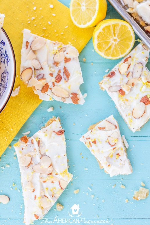 Easy Almond & Lemon Saltine Cracker Toffee