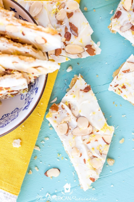 Easy Almond & Lemon Saltine Cracker Toffee