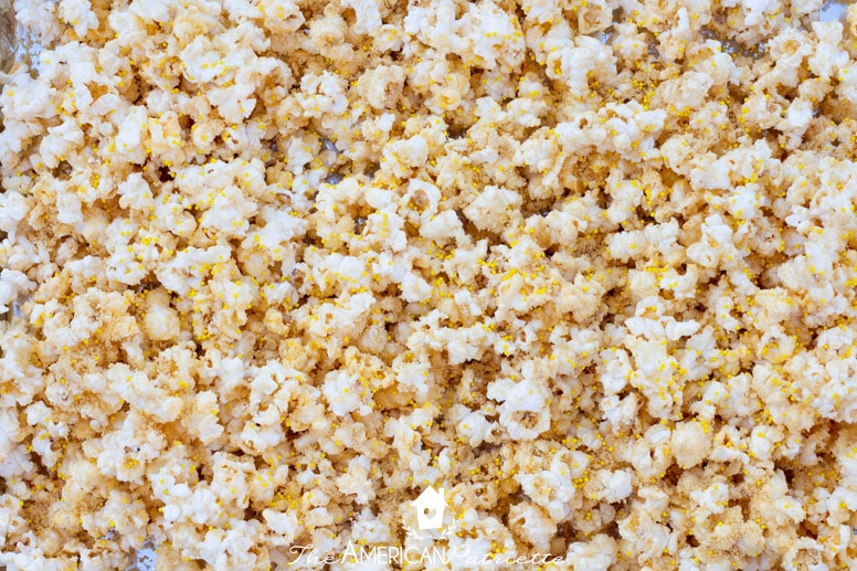 Sweet and Easy White Chocolate Lemon Oreo Popcorn