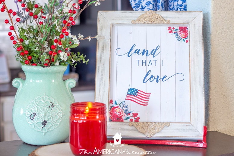 Cottage Farmhouse Style Patriotic Home Decor Ideas