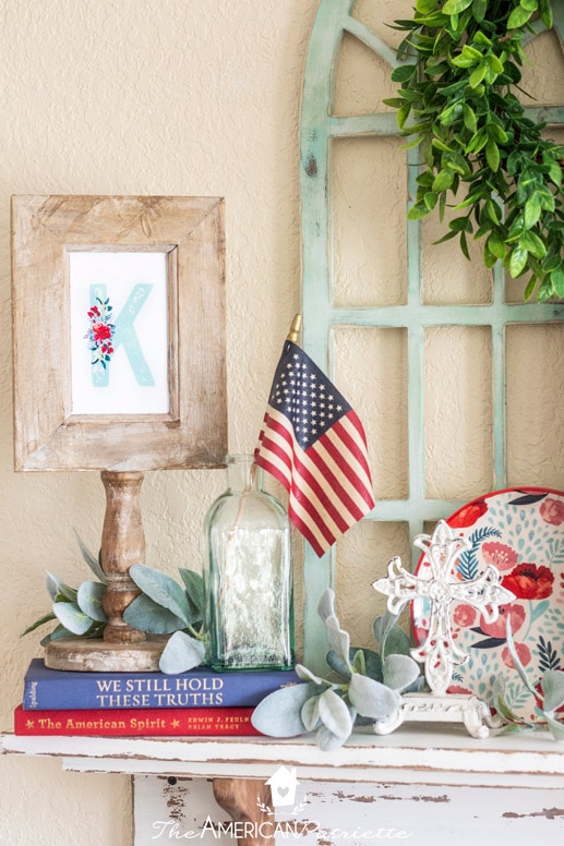 Cottage Farmhouse Style Patriotic Home Decor Ideas