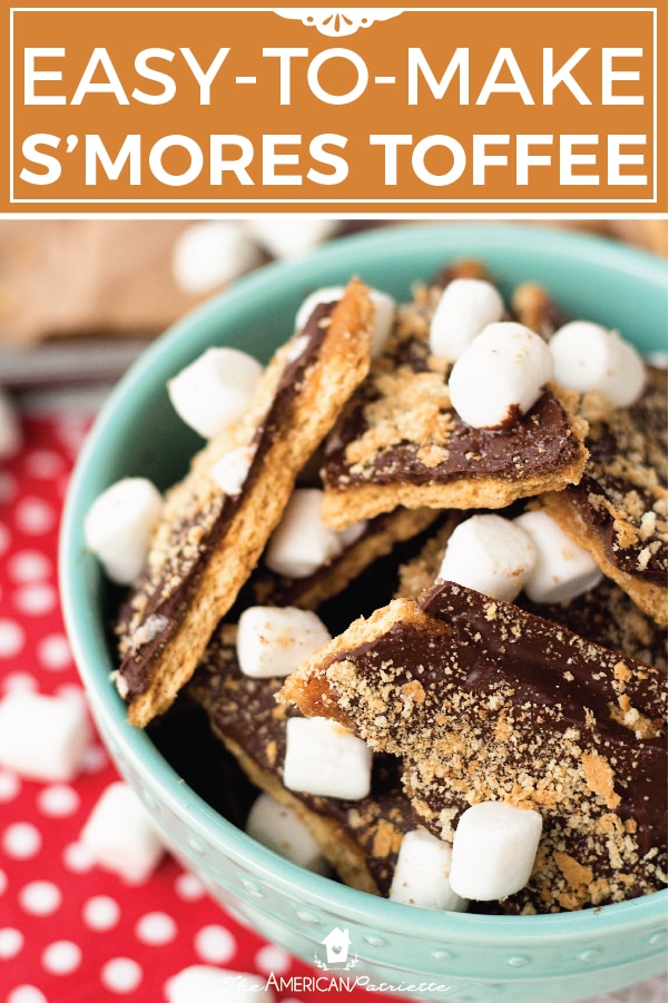 Easy Graham Cracker S'mores Toffee