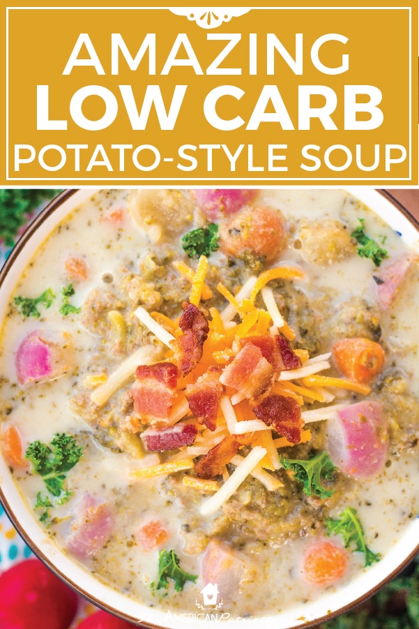 Instant Pot Low Carb Potato-Style Soup