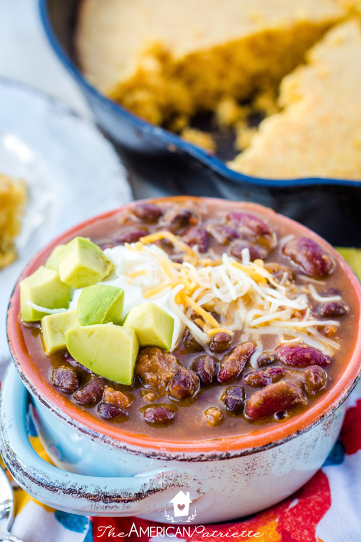 Slow Cooker Healthy Pumpkin Chili 