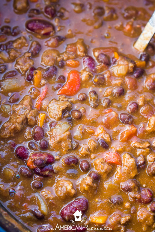 Slow Cooker Healthy Pumpkin Chili 