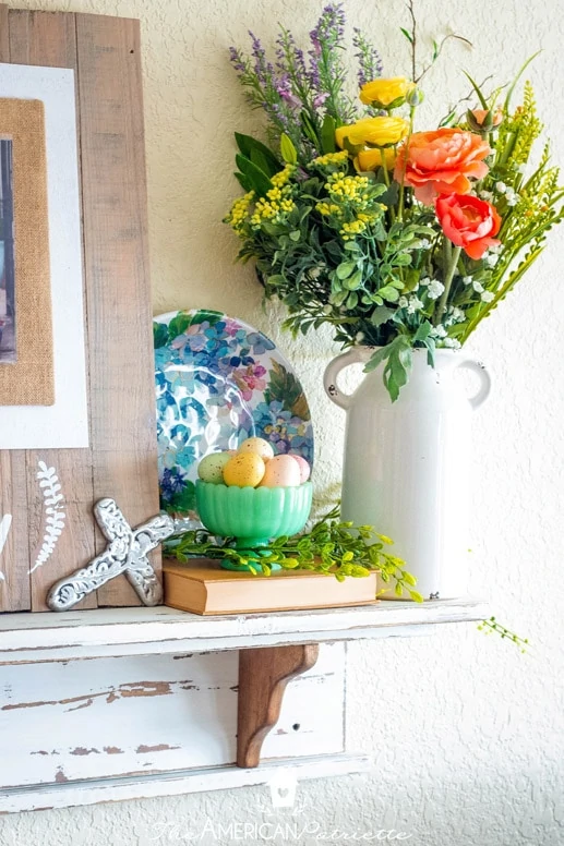 Easy Spring Farmhouse Mantel Decorating Ideas