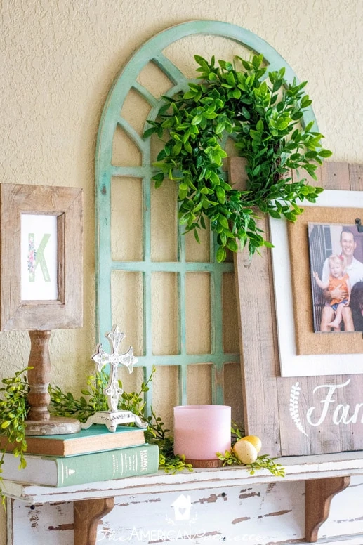 Easy Spring Farmhouse Mantel Decorating Ideas