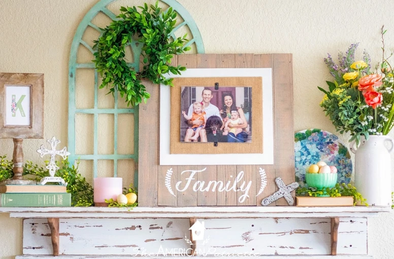 Easy Spring Farmhouse Mantel Decorating Ideas