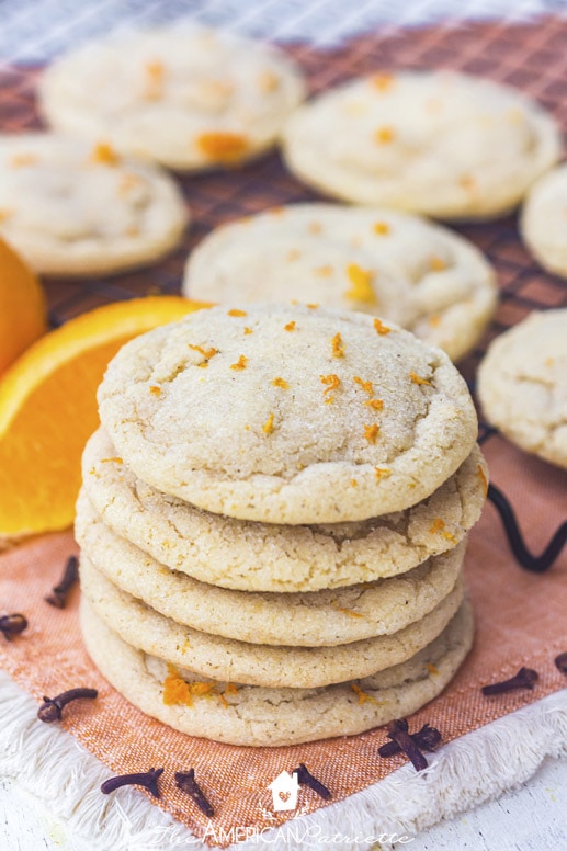 Spiced Orange Sugar Cookies