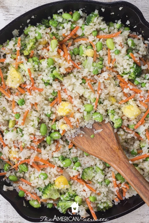 The BEST Healthy & Easy Cauliflower Fried Rice Recipe